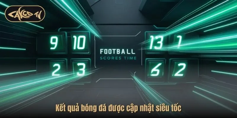 Kết quả bóng đá được cập nhật siêu tốc