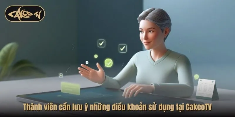Thành viên cần lưu ý những điều khoản sử dụng tại CakeoTV